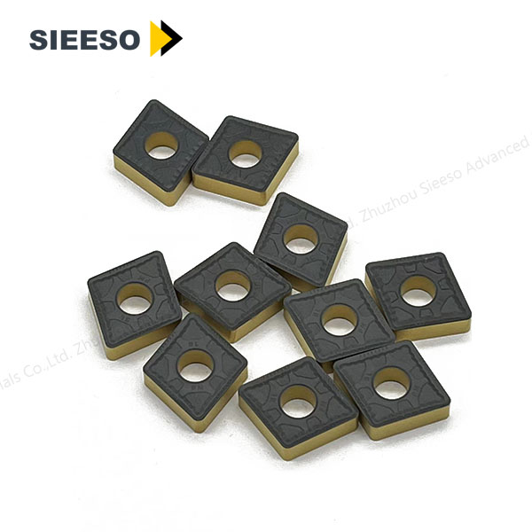  විශාල හැරවුම් ඇතුළු කිරීම් CNMG190616-PM ඝන කාබයිඩ් ද්‍රව්‍ය කර්මාන්තශාලා තොග