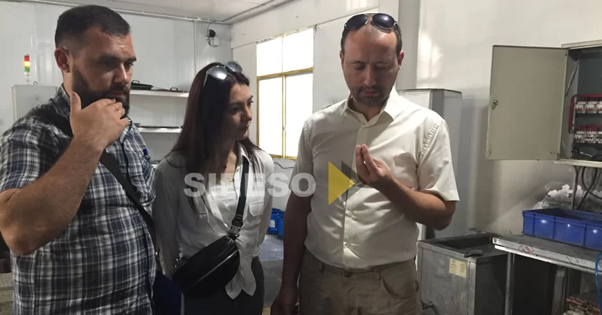 Rusijos klientai lankosi SIEESO karbido įdėklų gam
