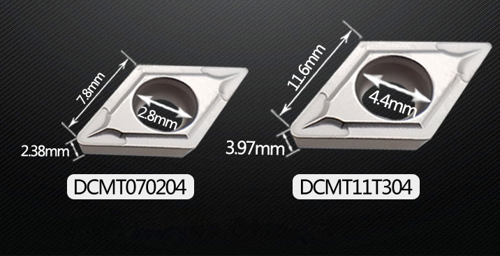 DCMT Series  Tungsten Carbide Turning Inserts For CNC Tools